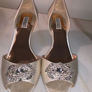Silk D’Orsay Kitten Heel